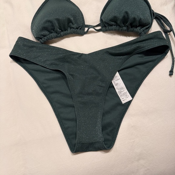 Abercrombie & Fitch Deep Teal Bikini Set - Picture 3 of 5